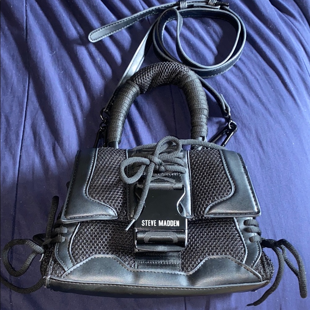 Steve Madden Black Diego Bag